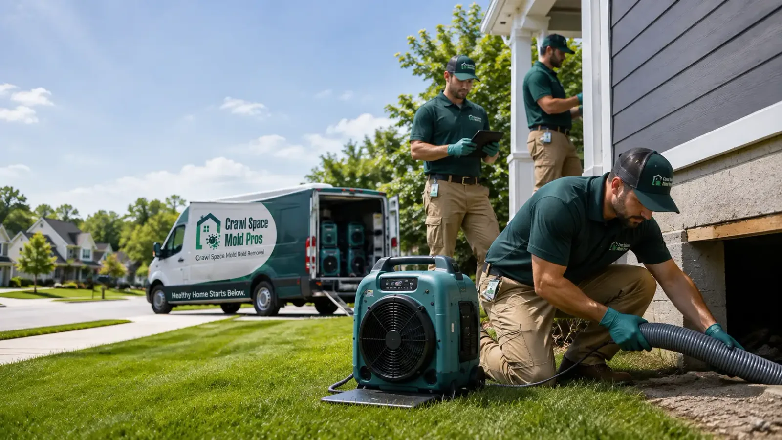 Crawl Space Mold Removal in Concord, CA